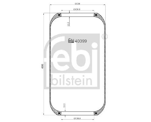 1x Bellow, air suspension