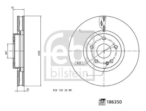 1x Brake Disc
