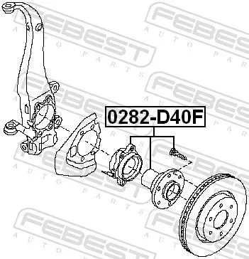 FEBEST Wheel Hub (0282-D40F)