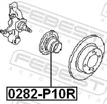 FEBEST Wheel Hub (0282-P10R)