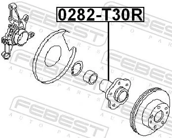 FEBEST Wheel Hub (0282-T30R)