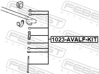 FEBEST Link/Coupling Rod, stabiliser bar (1023-AVALF-KIT)