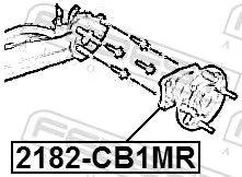 FEBEST Wheel Hub (2182-CB1MR)