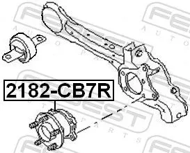 FEBEST Wheel Hub (2182-CB7R)
