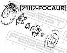 FEBEST Wheel Hub (2182-FOCAUR)