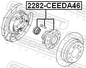 FEBEST Wheel Hub (2282-CEEDA46)