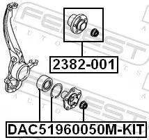 FEBEST Wheel Hub (2382-001)