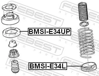 FEBEST Spring Seat (BMSI-E34UP)