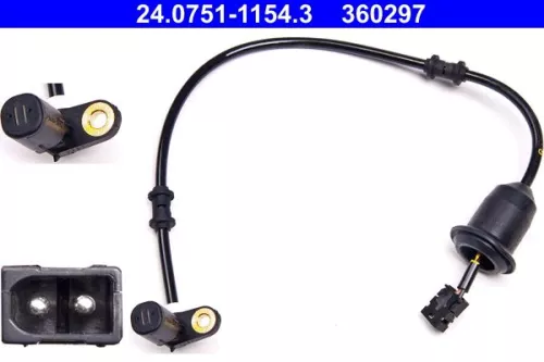 Sensor, wheel speed