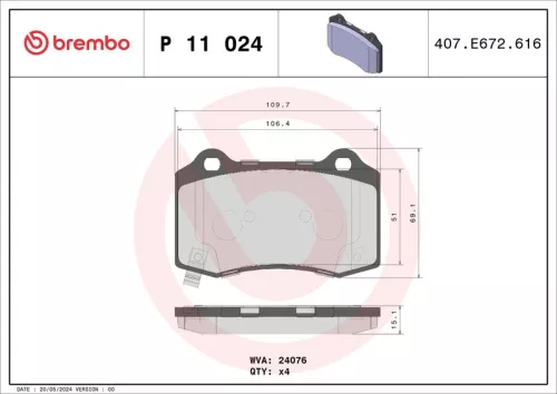 Brake Pad Set, disc brake
