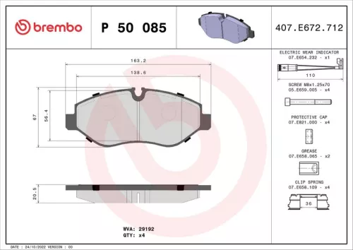 Brake Pad Set, disc brake