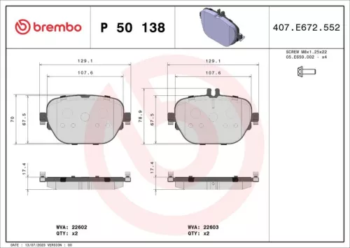 Brake Pad Set, disc brake