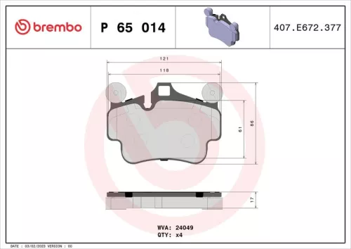 Brake Pad Set, disc brake