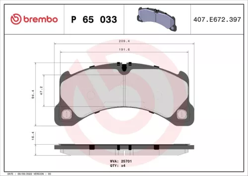 Brake Pad Set, disc brake