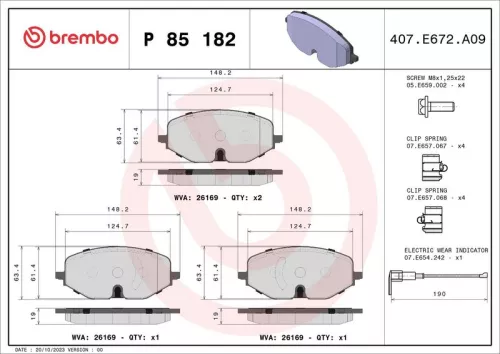 Brake Pad Set, disc brake