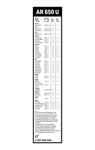 BOSCH Wiper Blade (3 397 008 939)