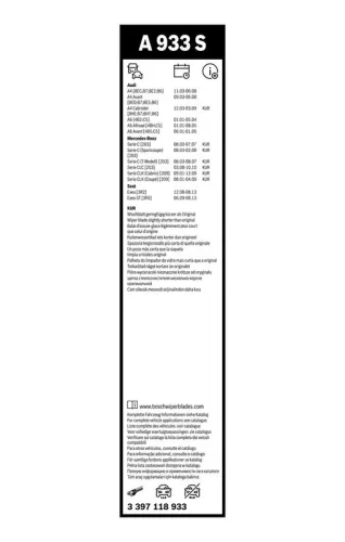 BOSCH Wiper Blade (3397118933)