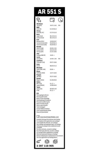 BOSCH Wiper Blade (3397118905)
