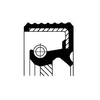 CORTECO Shaft Seal, crankshaft (19036881B)