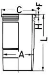 KOLBENSCHMIDT Cylinder Liner (89877110)