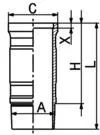 KOLBENSCHMIDT Cylinder Liner (89916110)