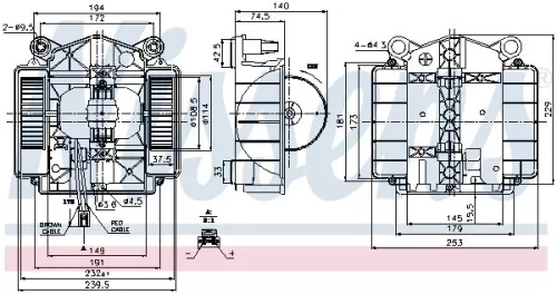 NISSENS Interior Blower (87110)