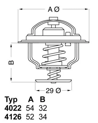Thermostat, coolant