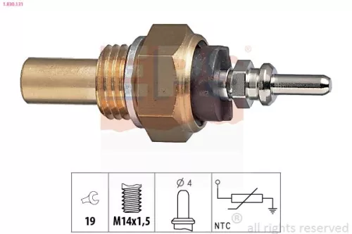 Sensor, coolant temperature