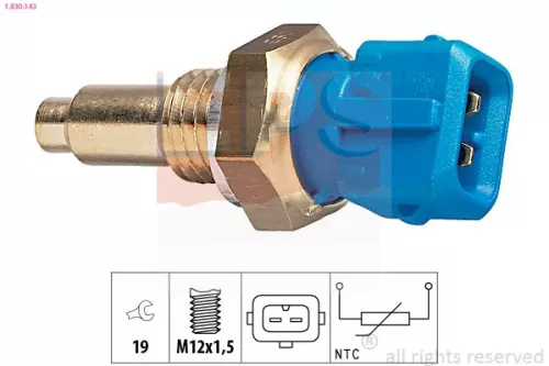 Sensor, coolant temperature