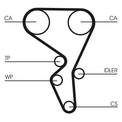 CONTINENTAL CTAM Timing Belt (CT1065)