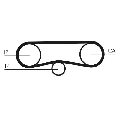CONTINENTAL CTAM Timing Belt (CT1018)