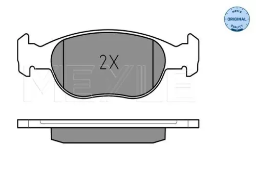 MEYLE Brake Pad Set, disc brake (0252193017/W)