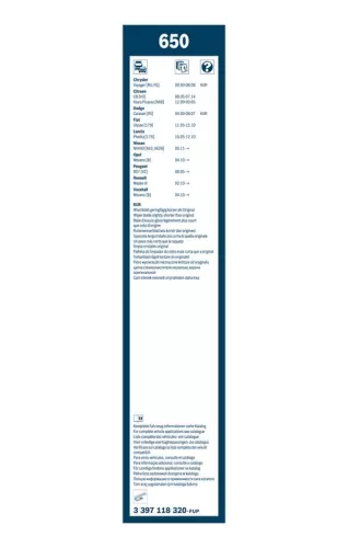 BOSCH Wiper Blade (3397118320)