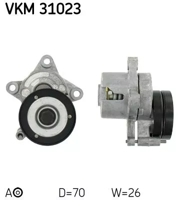 Belt Tensioner, V-ribbed belt