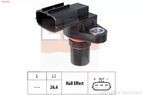 Sensor, crankshaft pulse