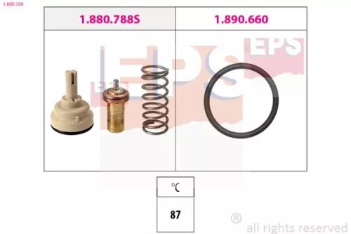 Thermostat, coolant