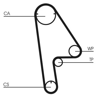 CONTINENTAL CTAM Timing Belt (CT1001)