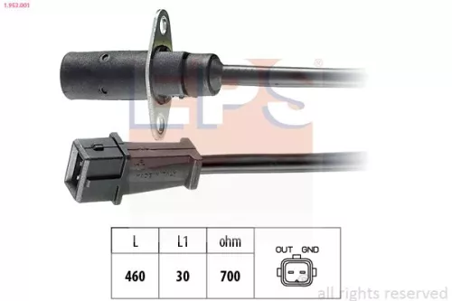Sensor, crankshaft pulse