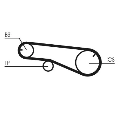 CONTINENTAL CTAM Timing Belt (CT1109)