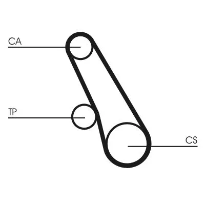 CONTINENTAL CTAM Timing Belt (CT1109)
