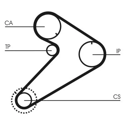 CONTINENTAL CTAM Timing Belt (CT921)