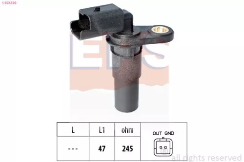 Sensor, crankshaft pulse