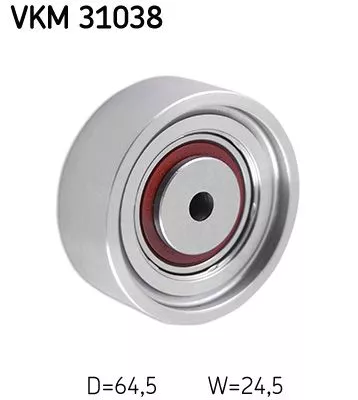 Deflection/Guide Pulley, V-ribbed belt