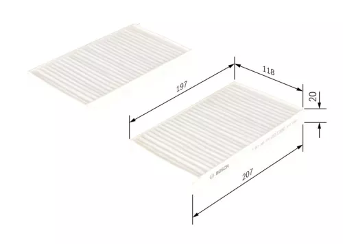 Filter, cabin air