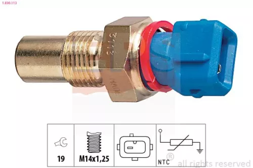 Sensor, coolant temperature