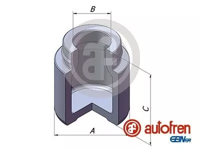 Piston, brake caliper