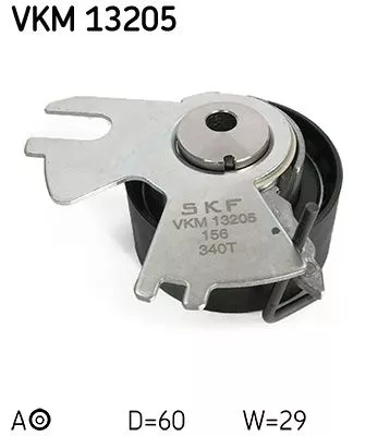 SKF Tensioner Pulley, timing belt (VKM13205)