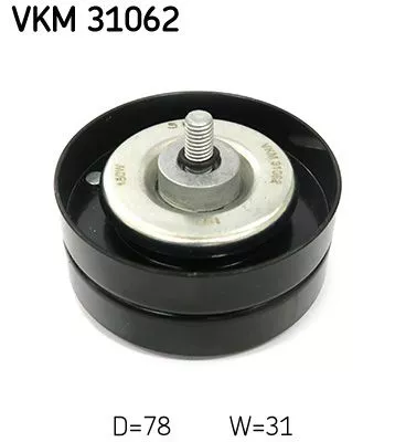 Deflection/Guide Pulley, V-ribbed belt