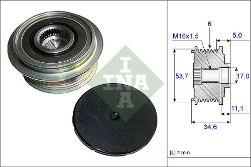 Alternator Freewheel Clutch