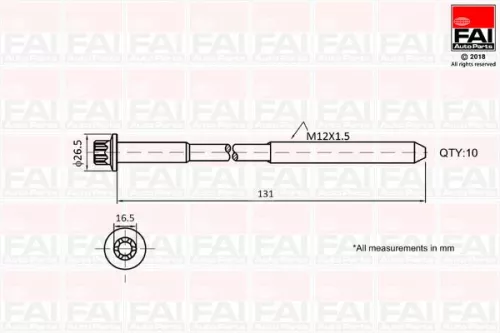 Cylinder Head Bolt Set